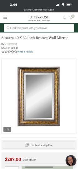 2 Large Mirrors