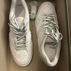 Gucci Basket Low White Demetra Green