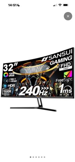 SANSUI 32” Gaming Monitor