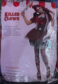 Killer Clown Halloween Costume