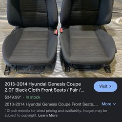 Seats Only. Hyundai Genesis 