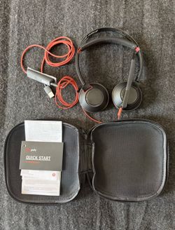 POLY BLACKWIRE C5220 WIRED DUAL-EAR STEREO HEADSET