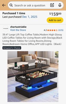 Modern Coffee Table Black 39.4’’