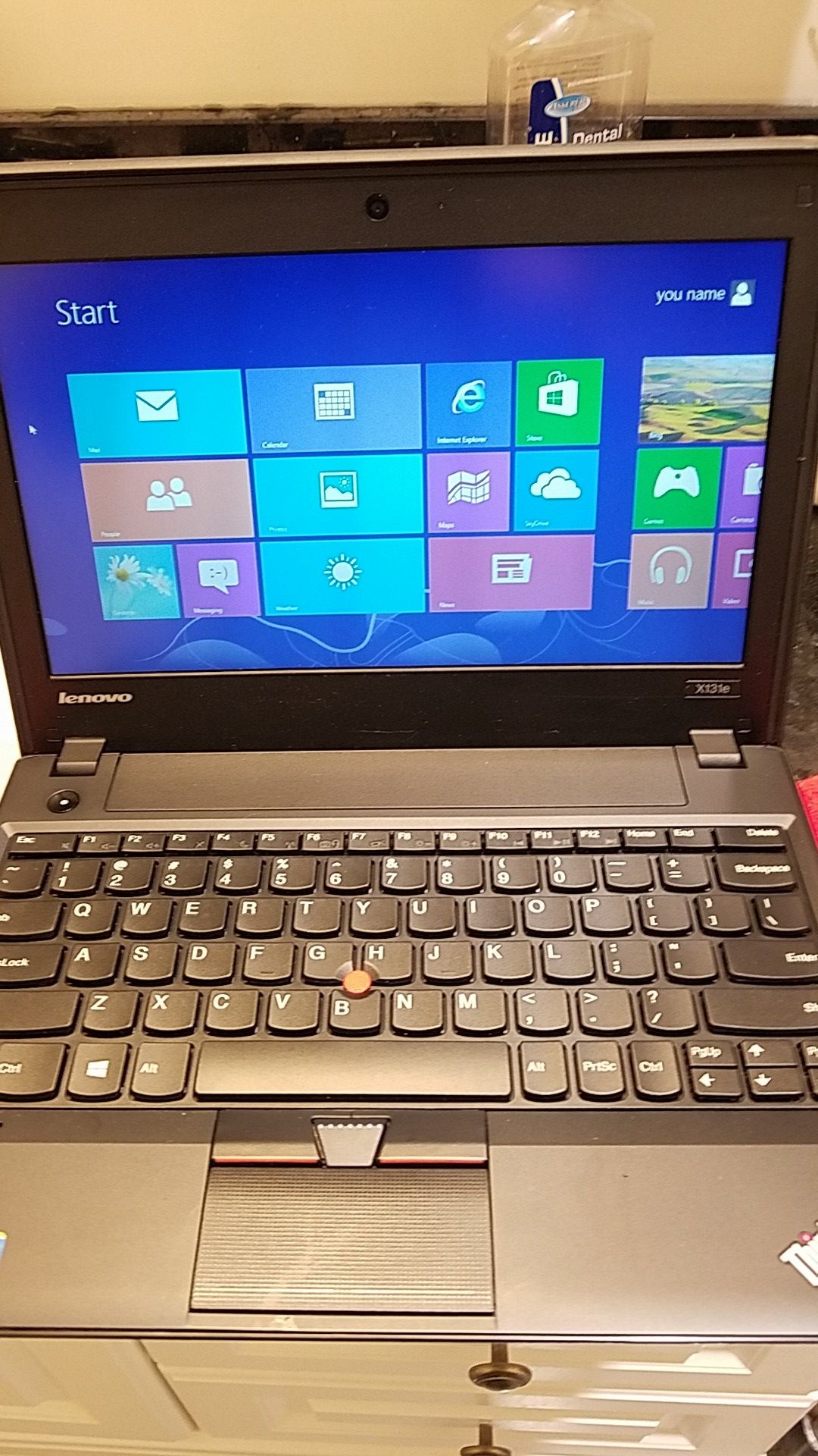 IBM LENOVO X131E 11-1/2" LAPTOP WINDOWS 8