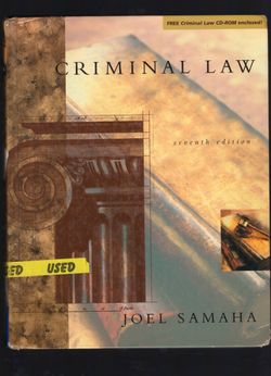 Criminal Law 7th Edition (2002) — Wadsworth Group | Law School Textbook