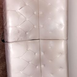Faux Leather Futon Couch
