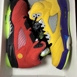 Jordan Retro 5 What The (gs) Size 6y 