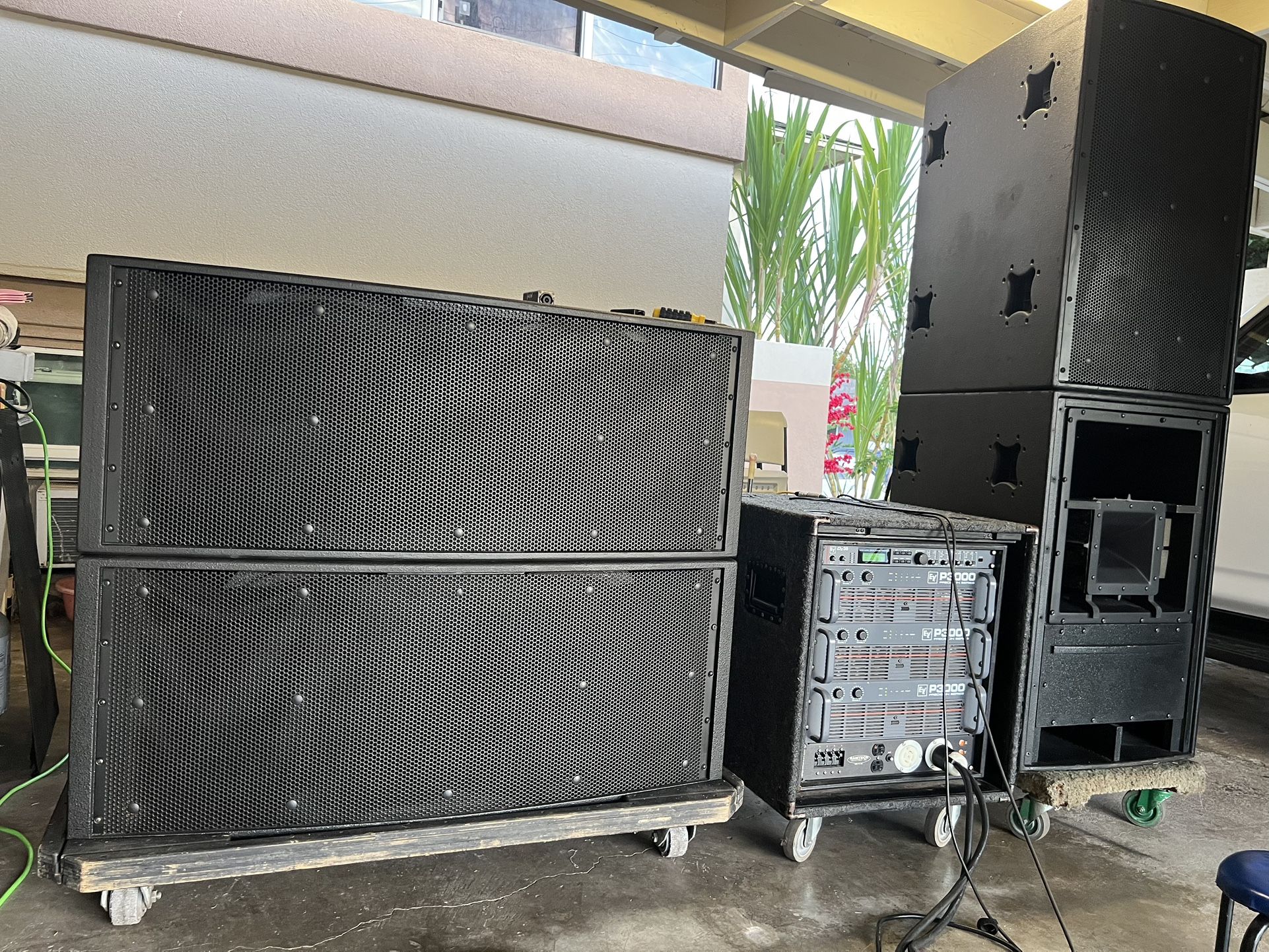 Big Pro Sounds Systems X-Array. X-line X-Sub