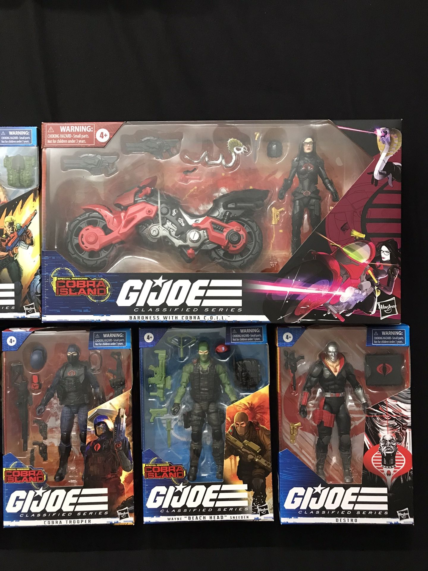 GI Joe Classified Baroness Storm Shadow Beach Head Cobra Viper + More