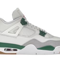 New! Jordan 4 Retro SB Pine Green