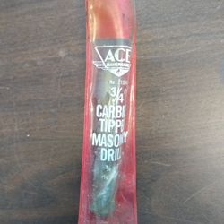 3/4" carbide-tipped masonry drill bit