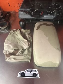 FS: Custom Cameo Shift Boot & Armrest Cover
