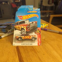 Hot Wheels 55 Chevy Gasser HW  FLAMES 