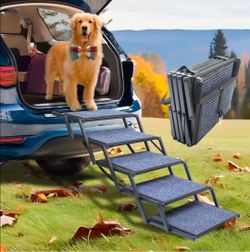 SHUNLONG Ex Wide Folding Dog Car Stairs Ramp
