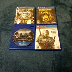 PS4 Games 20.00 For All Of Them.