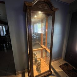 Wooden Glass Cabinet 