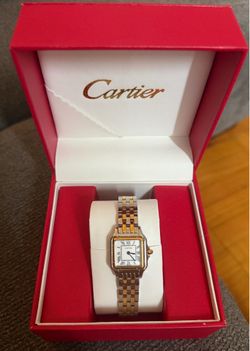 C two tone watch