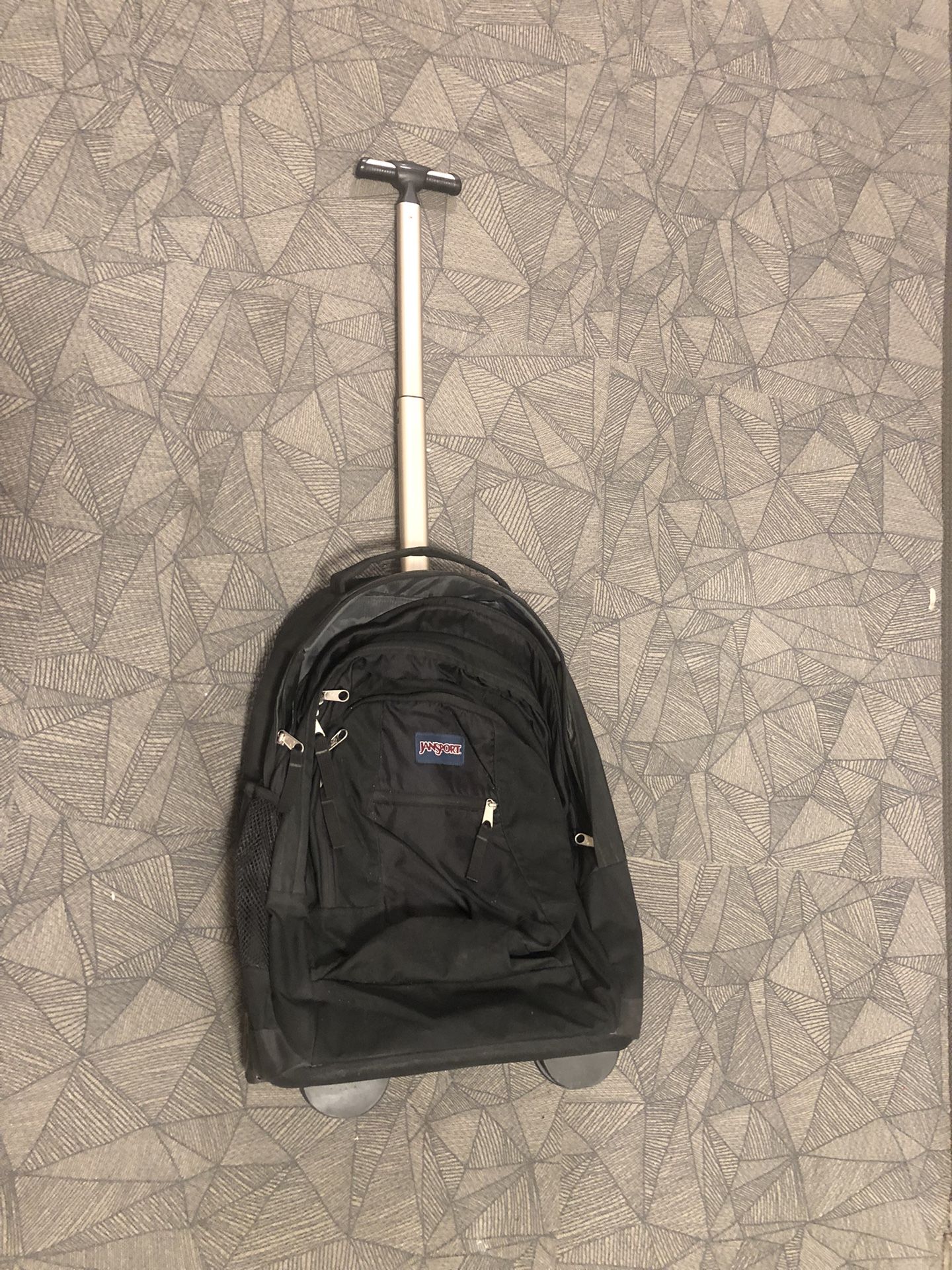 JanSport Rolling Driver backpack travel black bag TN89TN