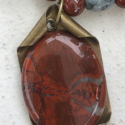 Vintage Jasper Necklace 