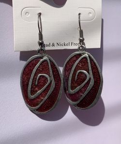 Red Earrings 