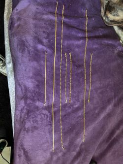 14 K Gold necklace, and bracelet