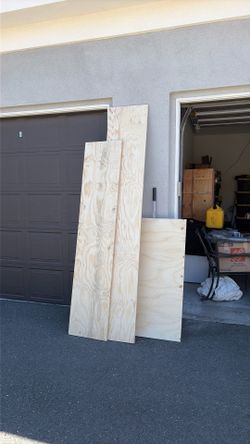 3/4” plywood
