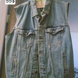 Genuin HD Denim Vest Men's 