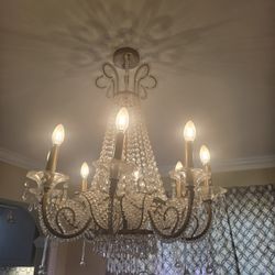 Elegant crystal chandelier 