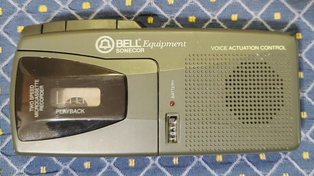 Bell Equipment Sonecor BE-310VTR Telephone Micro Cassette Recorder - Tested -