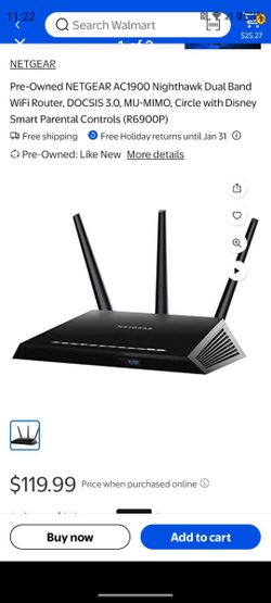65$ Or Make Offer. Netgear Nighthawk AC1900s Smart Wi-fi Router