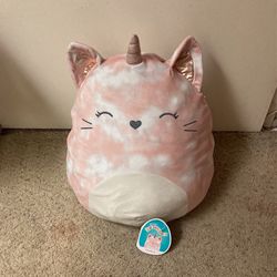 Squishmallow Cat Unicorn 16 Inch 