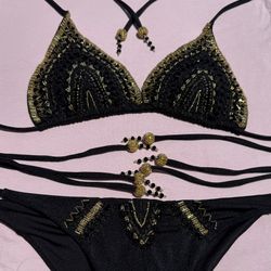 Isla Black Swimwear