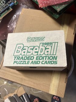Donruss 1989 Baseball Traded Edition MLB Box 56 Cards Puzzle