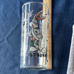 Vintage 1998 Pepsi Bugs Bunny Glass Cup