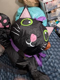 Black Cat Blow up Size Child 5-10