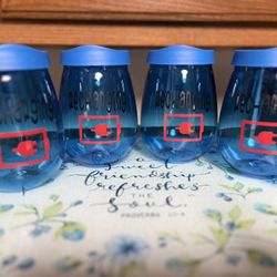 Blue Customized Cups
