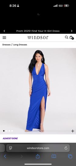 Royal Blue Dress Windsor Brand New Size XL