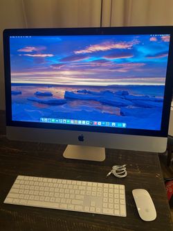 2019 Apple iMac 27-inch 5k Retina display 40gb ram 500gb ssd . Comes with wireless apple keyboard and magic mouse 2