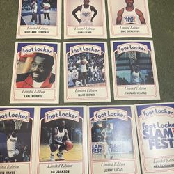 1991 foot locker limited edition cards complete series 3 W/ Bo Jackson