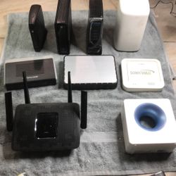 BULK DEAL Miscellaneous Routers And A Couple Modems 