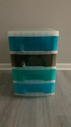 4 drawers  x 7 liters