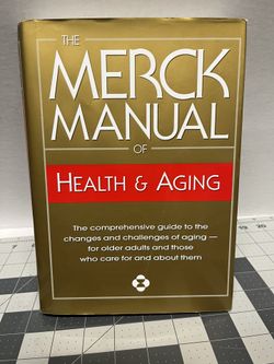 Merck Manual of health and aging hardcover book