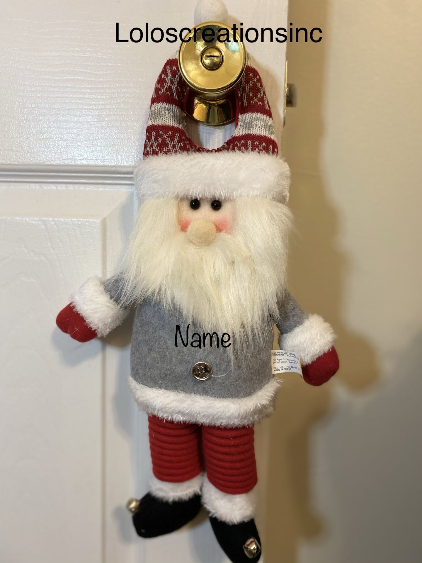 Christmas personalized door hangers $12