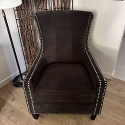Black Chair Used For Staging 