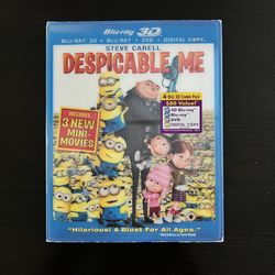 Despicable Me Kid’s 3D Blu-Ray, Blu-Ray, DVD & Digital Movies w/ Slipcover