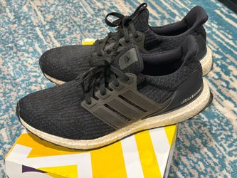 Preowned UltraBoost black sz 10.5