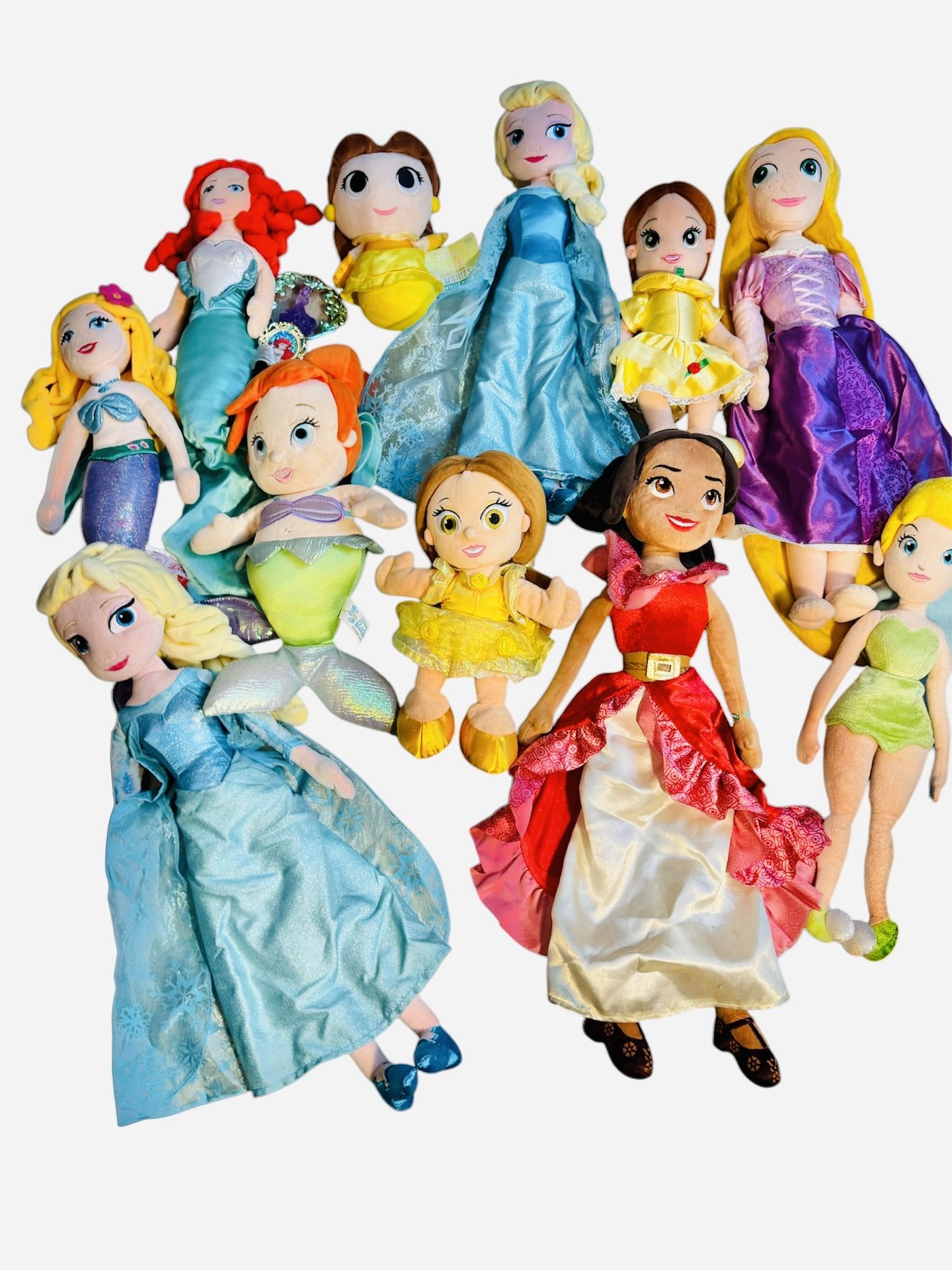 Disney Princess plush lot (11)