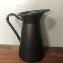 Black Metal Pitcher 
