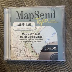 MAGELLAN MapSend US Topo CD-ROM for Magellan Map 330 Series #980611 2001