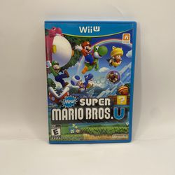 New Super Mario Bros. U (Nintendo Wii U, 2012) Complete CIB Tested 